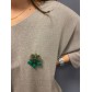 Broche - Couronne avec strass et perles 