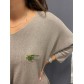 Broche - Libelulle avec grandes ailes ornée de strass et paillettes